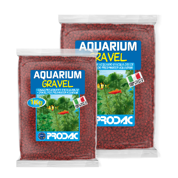PRODAC Gruntas akvariumui raudonas 2-3mm 2.5kg, Q9