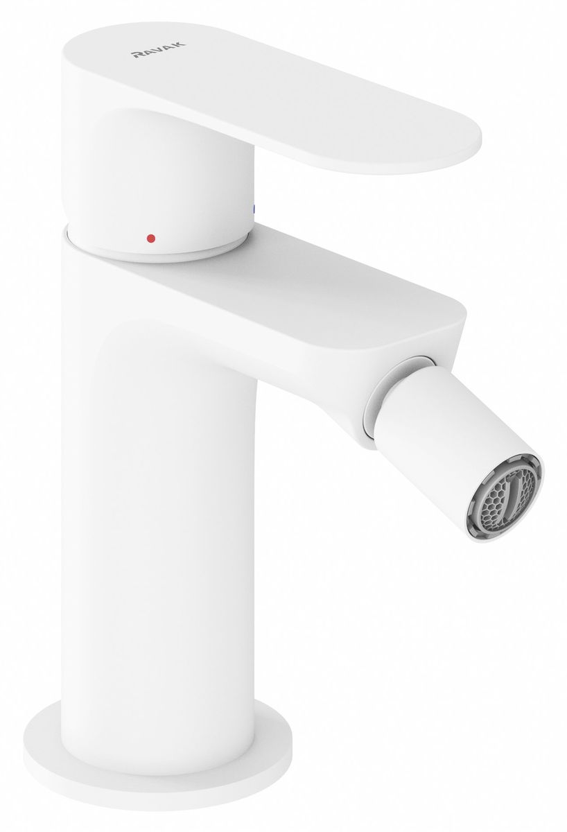 Ravak Eleganta Bidė maišytuvas 130 mm be dugno vožtuvo, White Velvet X070258