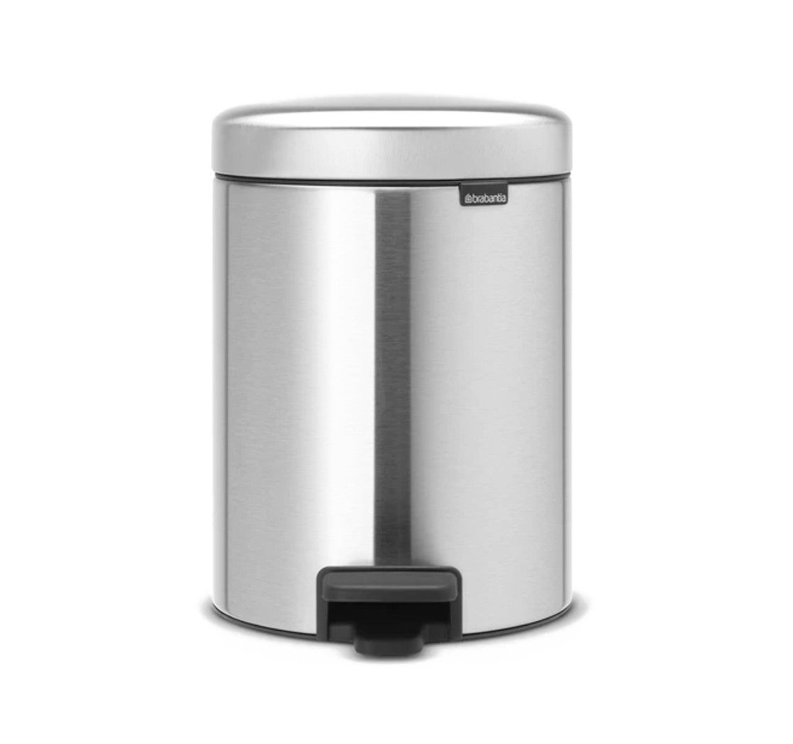 Šiukšlių dėžė Brabantia NEWICON 5L, matt steel, 112645