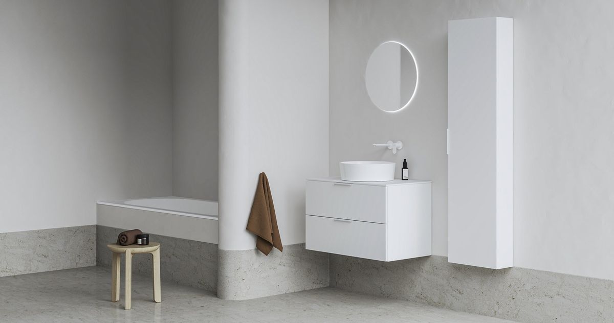 Ravak SB Comfort II 40 aukšta spintelė balta X000001820