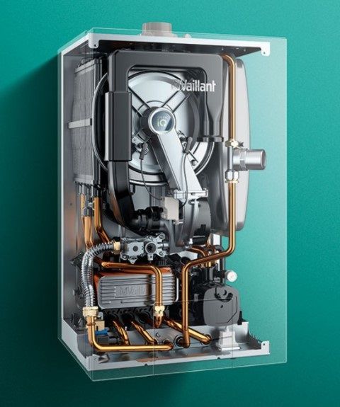 Dujinis kondensacinis katilas Vaillant ecoTEC plus VU 15CS/1-5 (N-INT3), šild. galia 14,8kW, galia V.Š. 20 kW (10043972)