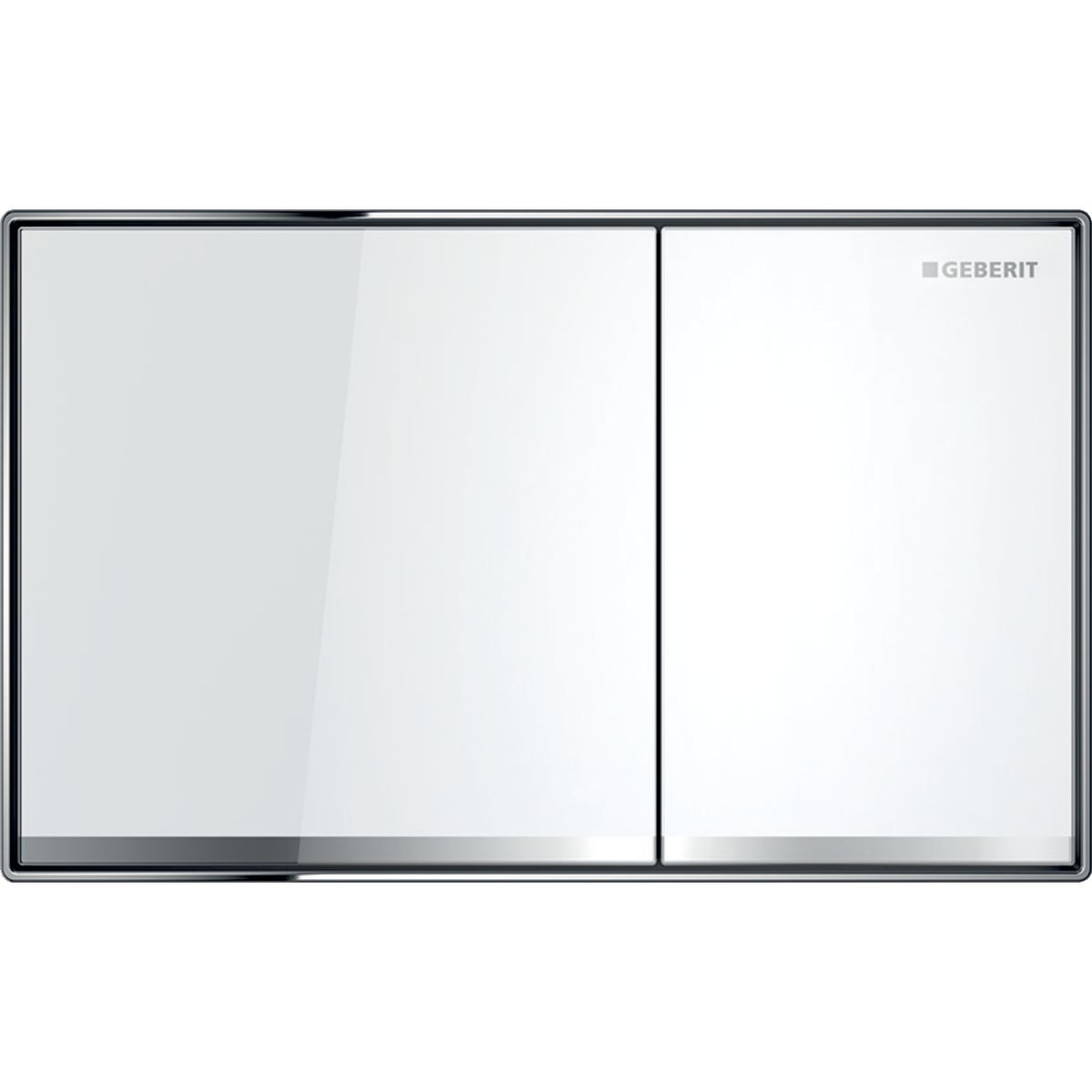 Vandens nuleidimo mygtukas Geberit Sigma 60, baltas stiklas 115640SI1