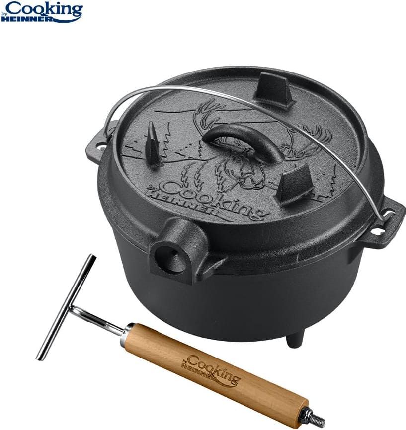 Ketaus puodas su dangčiu 25cm 3.7L NATURE HEINNER Ketaus puodas su dangčiu 25cm 3.7L NATURE HEINNER