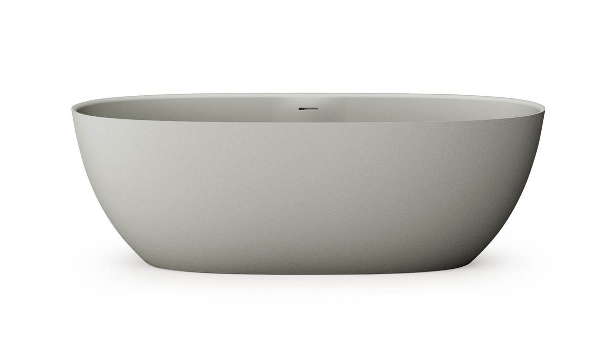 Vonia PAA Bella 170x80x55 cm, Matte Grey, su integruotu sifonu, VABELS/03