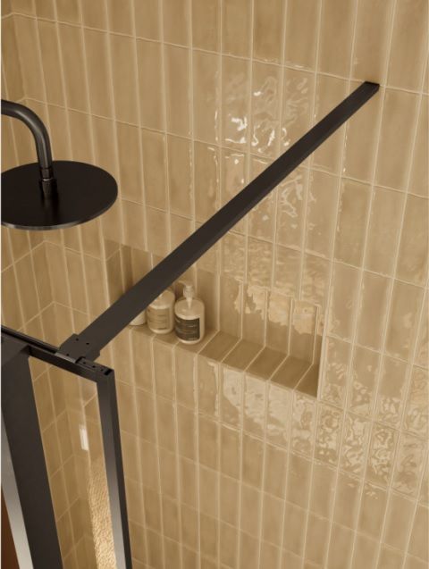 Dušo sienelė Riho Define 400 Gunmetal Mat 100 cm