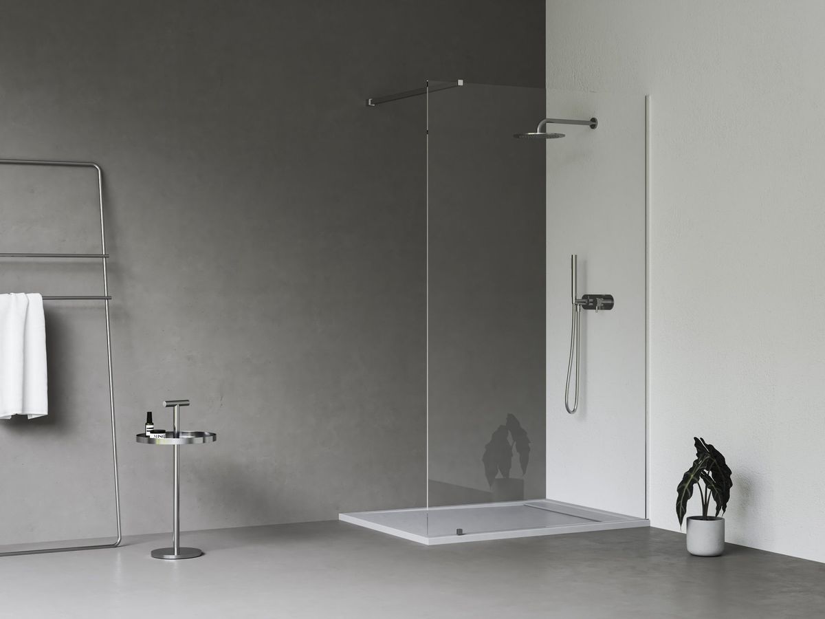 Dušo sienelė Ravak Walk-In Wall Set 160, chromas+stiklas Transparent, GW9WS0C0SZ1