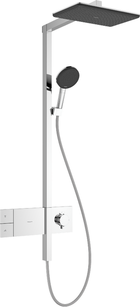 Dušo sistema HANSGROHE Raindance Alive Q 1jet su termostatu, chromo, 24580000 Dušo sistema HANSGROHE Raindance Alive Q 1jet su termostatu, chromo, 24580000