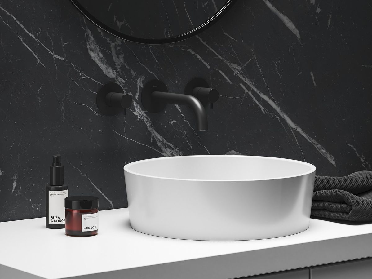 Potinkinis praustuvo maišytuvas Ravak Espirit , 3 dalių su korpusu, Black Matt X070276 Potinkinis praustuvo maišytuvas Ravak Espirit , 3 dalių su korpusu, Black Matt X070276