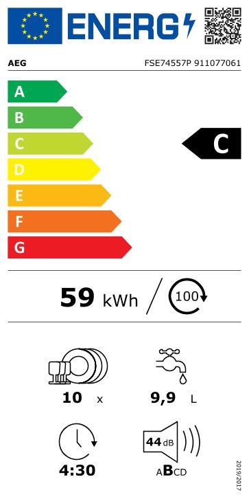 Indaplovė AEG FSE74557P