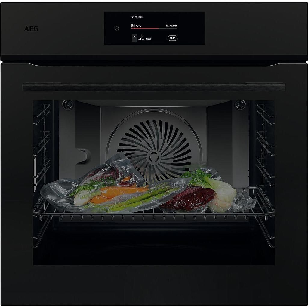 Orkaitė AEG NBP8S731AT, pilni garai (100%) su ,,Sous Vide'', matinė juoda spalva
