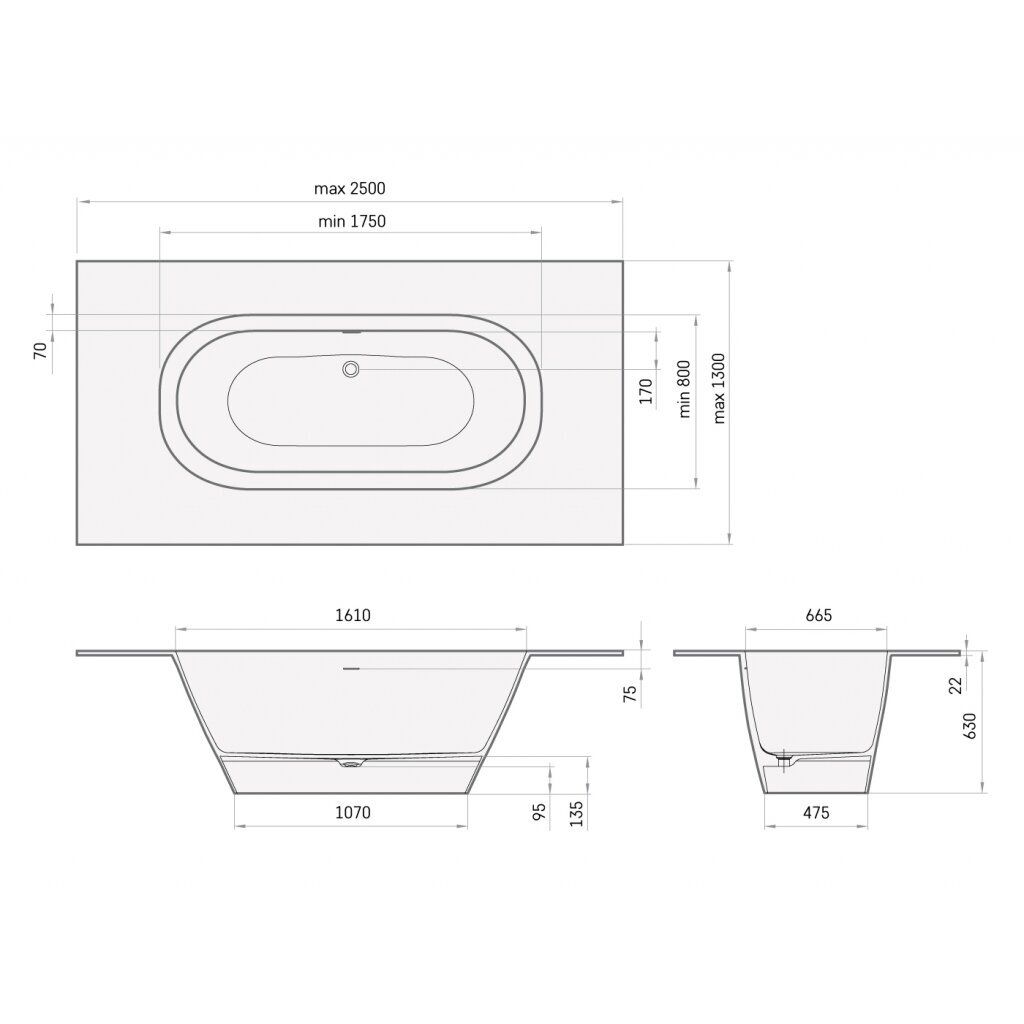 Vonia PAA SilkStone Deco Shape 175-180x80-85 cm