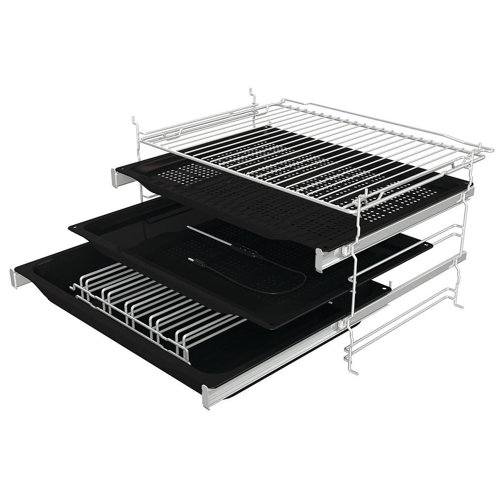 Orkaitė GORENJE BPSA6747DGWI, pirolizė, daliniai garai 50 proc.
