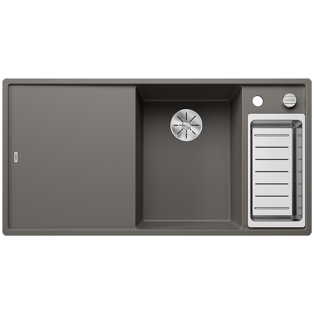 Silgranitinė plautuvė BLANCO AXIA III 6 S RE SILG Pilka Z.ES InFino M.AF