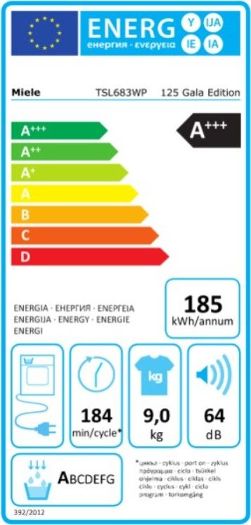 Džiovyklė Miele TSL683WP, 12488140 Džiovyklė Miele TSL683WP, 12488140