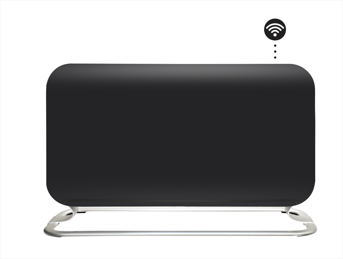 Konvekcinis šildytuvas Mill CO1200WIFI3BLACK GEN3,1200 W, LED ekranas, juodas, WIFI, 60 mėn garantija