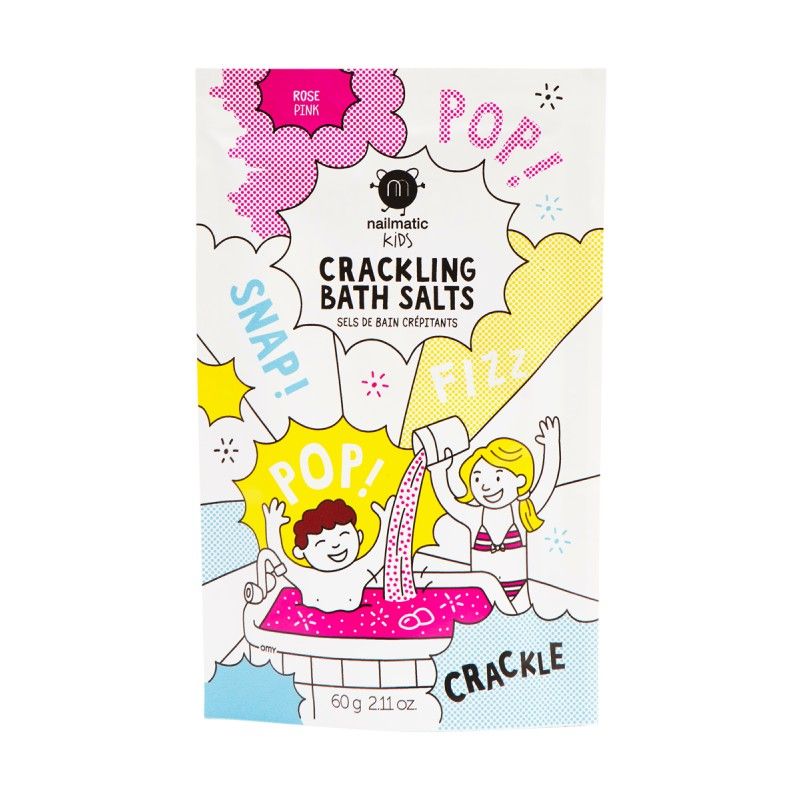 Pink Crackling Bath Salts Spragsinti vonios druska, 60g