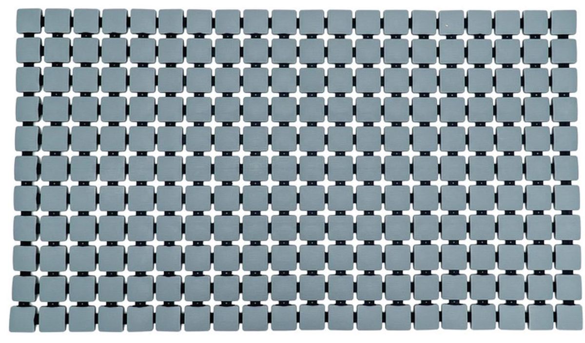 Neslystantis vonios kilimėlis Ridder Nevis, pilkas, 39x68cm, 6108007