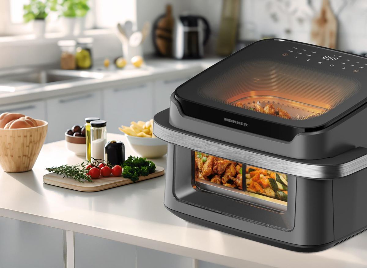 Karšto oro gruzdintuvė 2200W, 10L HAF-C10DB22GREY HEINNER Karšto oro gruzdintuvė 2200W, 10L HAF-C10DB22GREY HEINNER