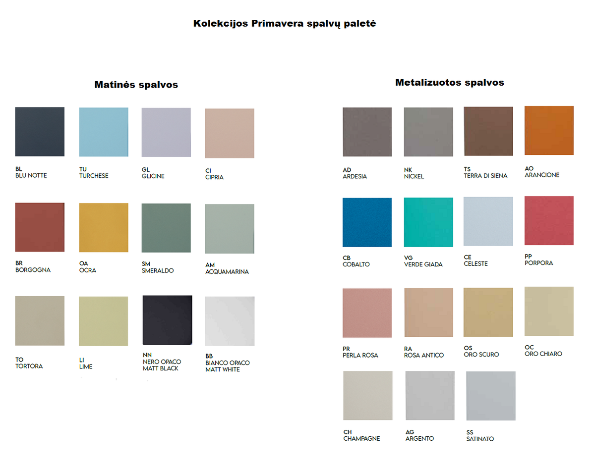 Aukštas maišytuvas praustuvui Fiore Xenon Slim PRIMAVERA Ardesia, su dugno vožtuvu 444AD5250