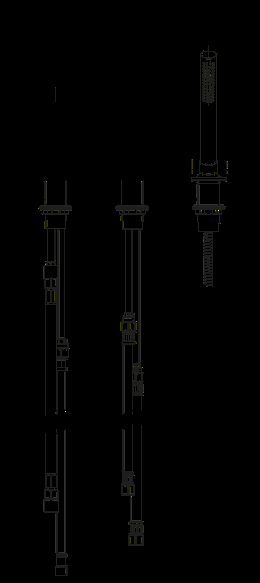 Vonios maišytuvas Duravit Wave 3 skylių, nerūdijantis plienas WA5260000070