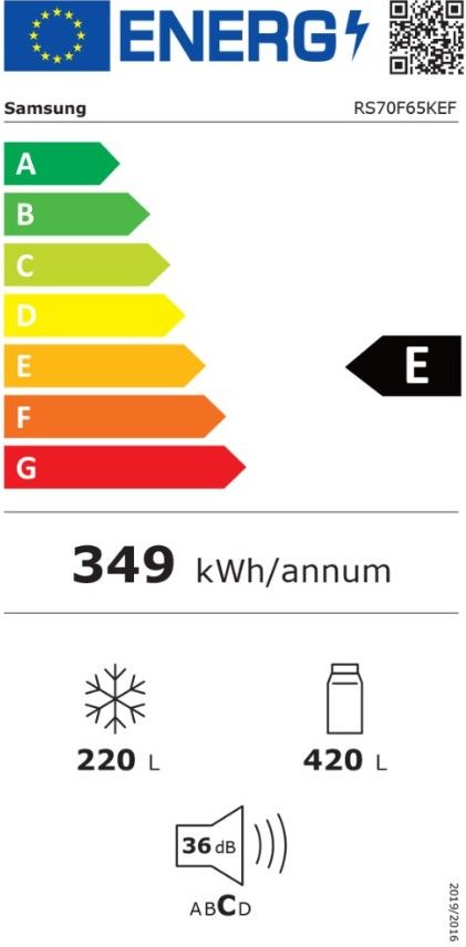 Šaldytuvas Samsung RS70F65KEFEO