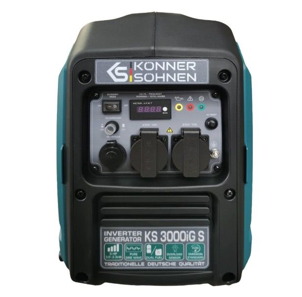 Inverterinis generatorius KÖNNER amp SÖHNEN KS 3000iG S, LPG/benzinas, 3300 W
