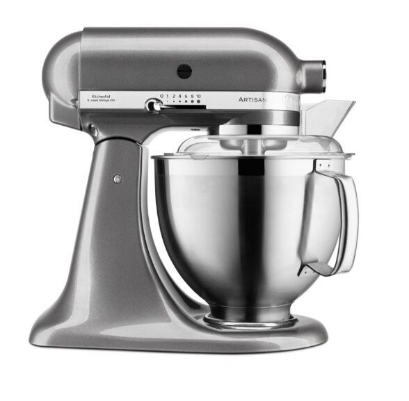 Virtuvinis kombainas KitchenAid Artisan Exclusive, 5KSM185PSEMS, Medallion Silver, 4,8 l Virtuvinis kombainas KitchenAid Artisan Exclusive, 5KSM185PSEMS, Medallion Silver, 4,8 l