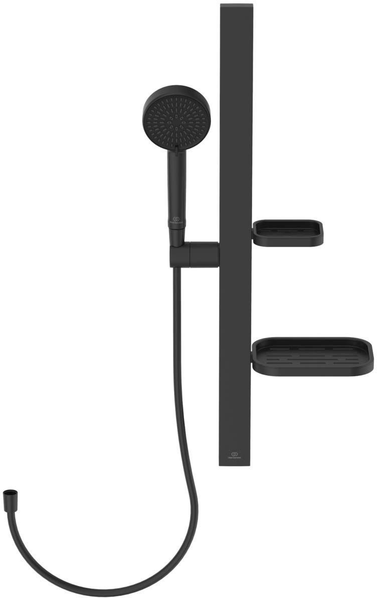 Dušo komplektas Ideal Standard ALU+, juoda matinė, BD586XG