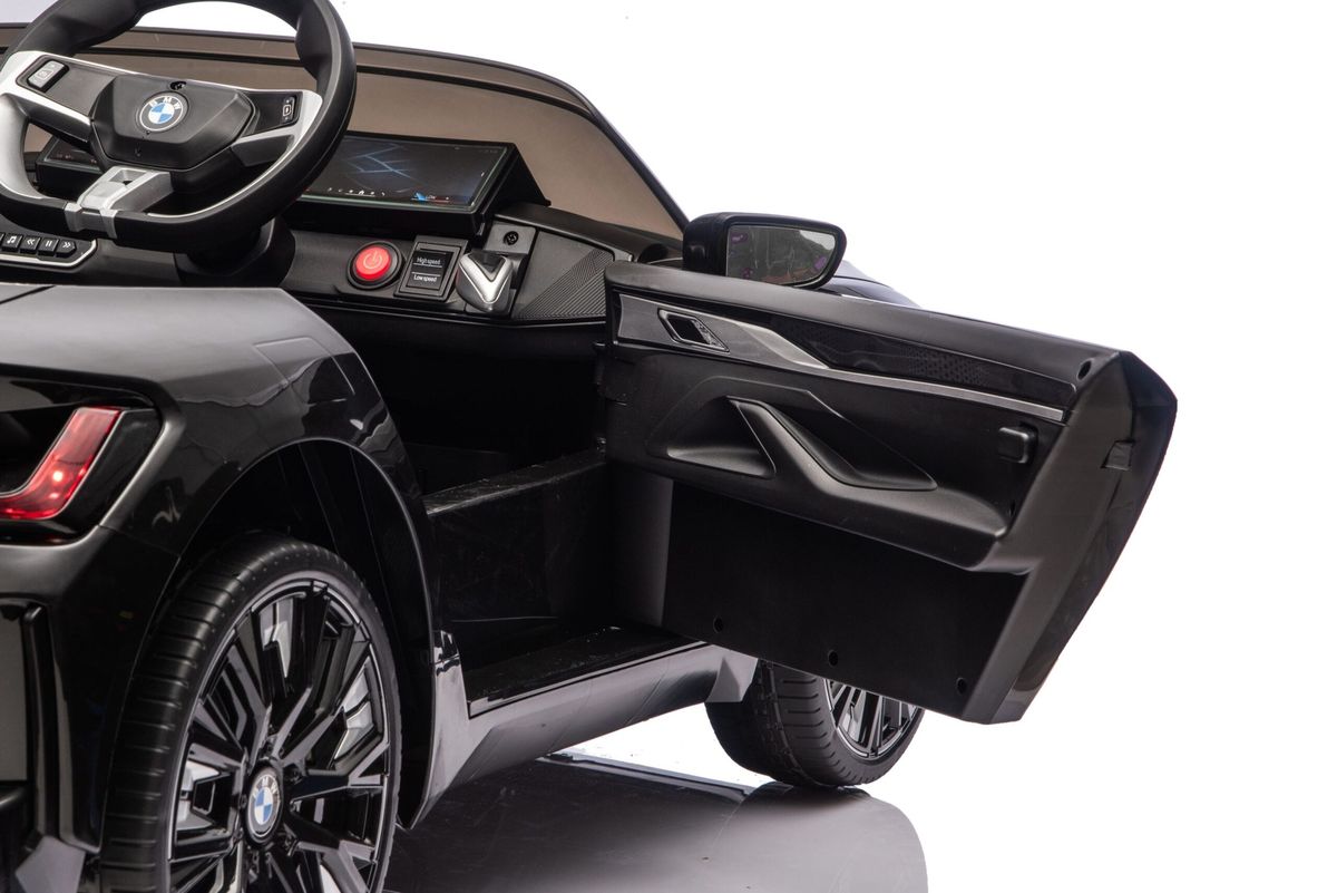 Vaikiškas elektromobilis BMW I4 HATIS, juodas Vaikiškas elektromobilis BMW I4 HATIS, juodas