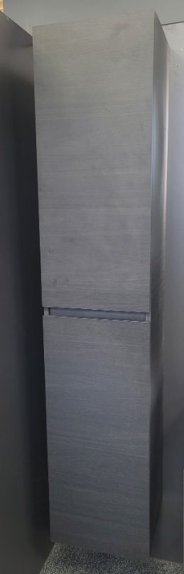 Aukšta spintelė Riho Spring 35x35x168 cm, Charred Black