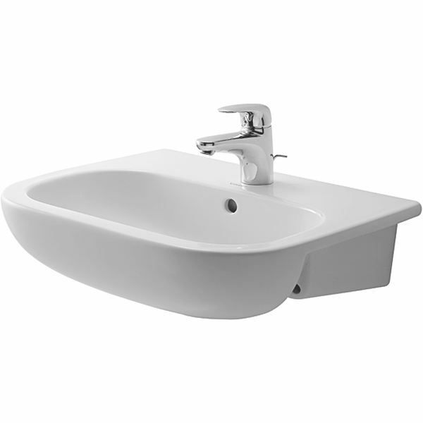 Praustuvas dalinai įmontuojamas Duravit D-Code 55 cm