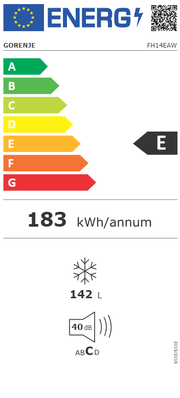 Šaldiklis GORENJE FH14EAW