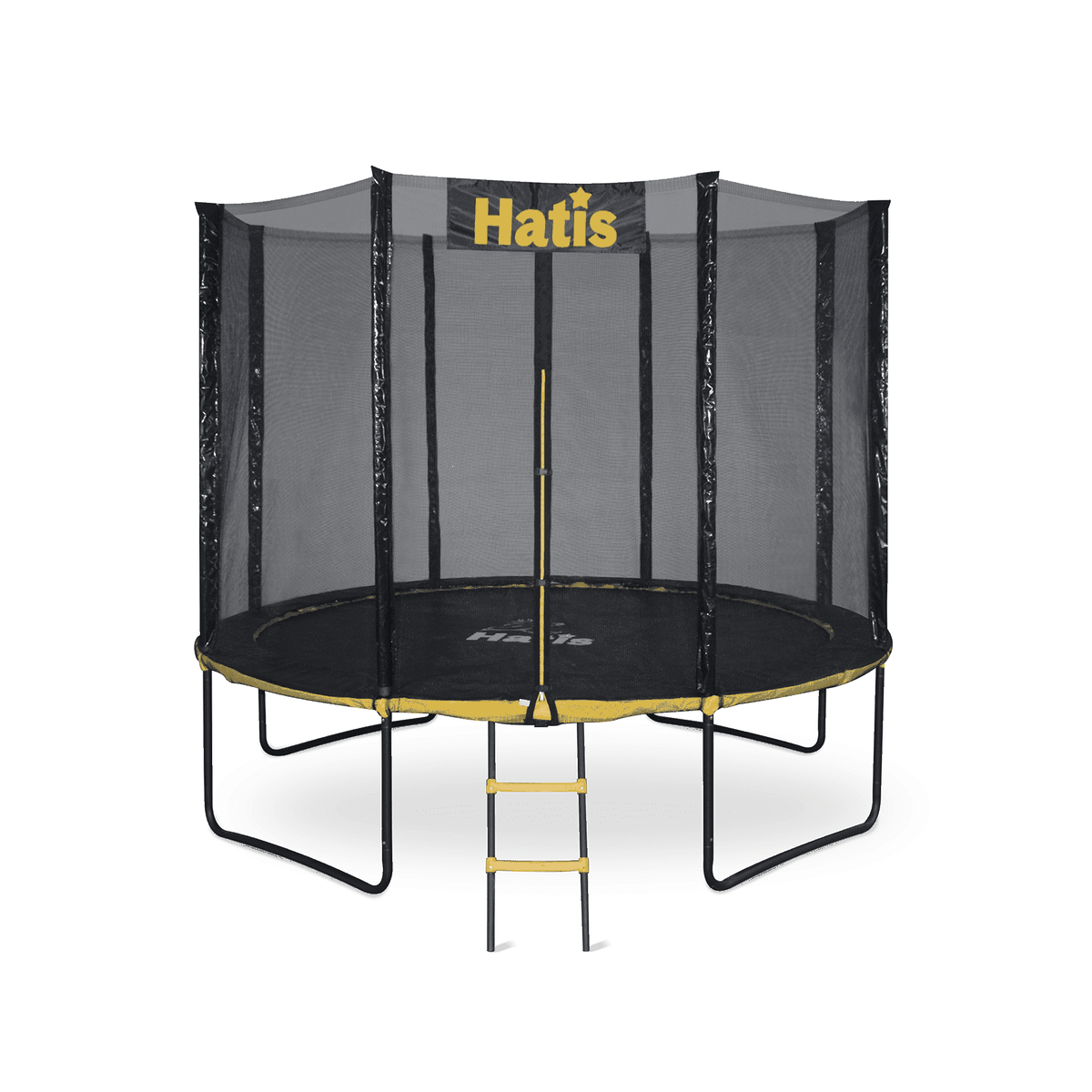 Batutas HATIS 3,05 m. su apsauginiu tinklu ir laipteliais Batutas HATIS 3,05 m. su apsauginiu tinklu ir laipteliais