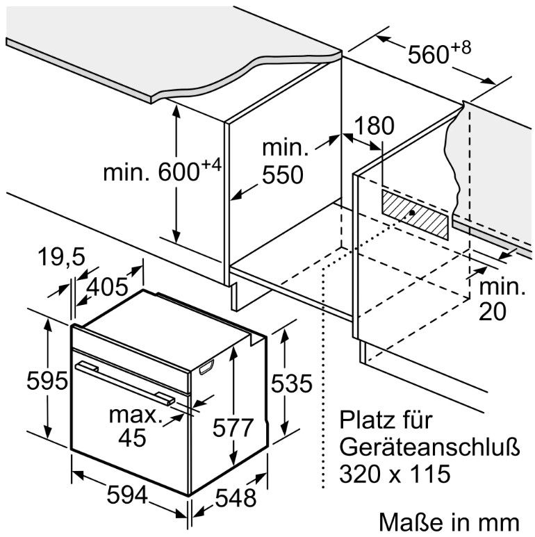 Orkaitė Bosch HMG7361B1