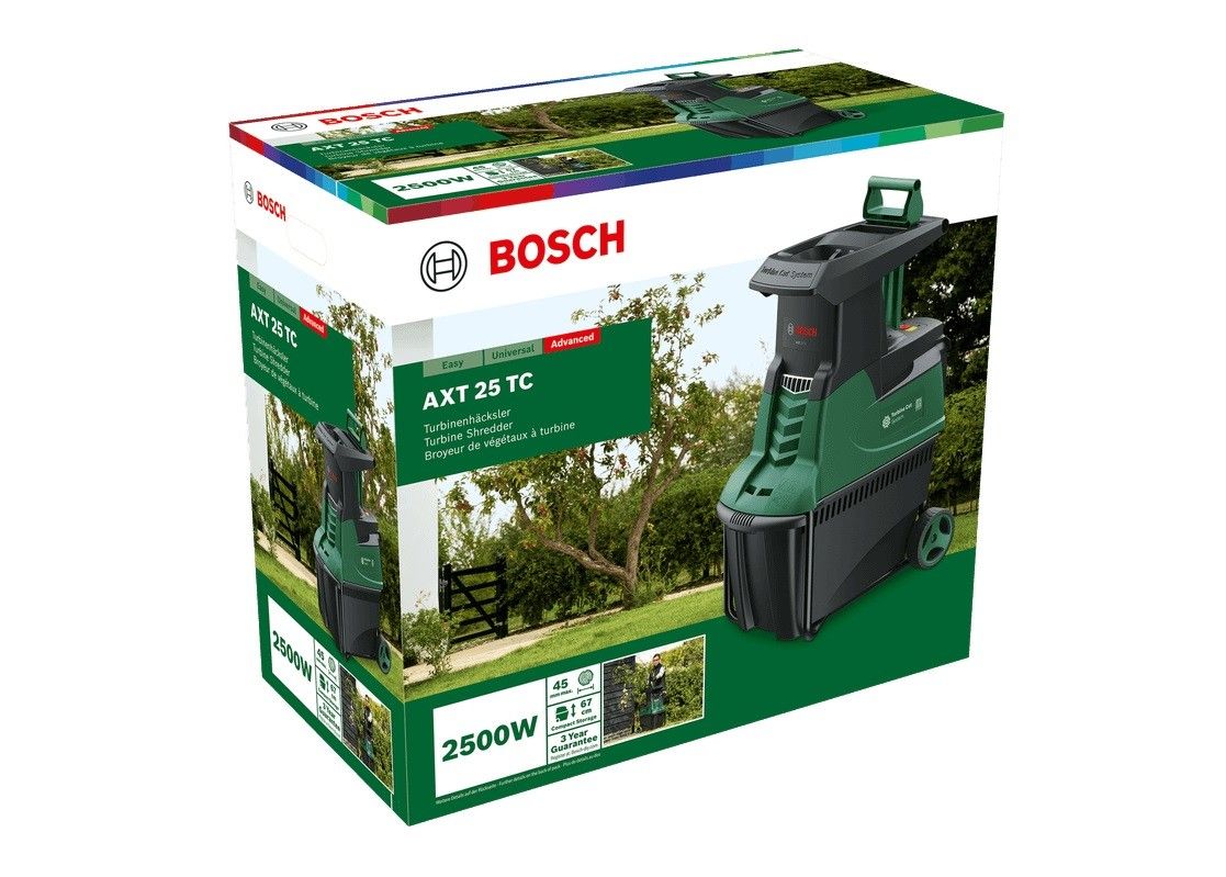Šakų smulkintuvas Bosch AXT 25 TC 060080330C Šakų smulkintuvas Bosch AXT 25 TC 060080330C