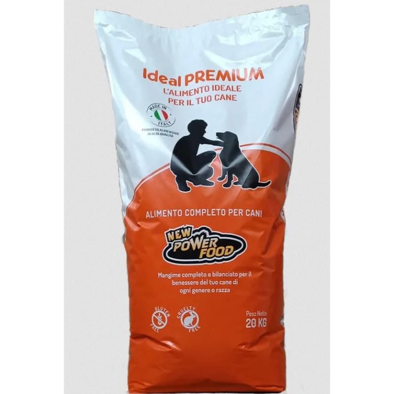 POWER FOOD Ideal pašaras šunims su jautiena 20kg POWER FOOD Ideal pašaras šunims su jautiena 20kg