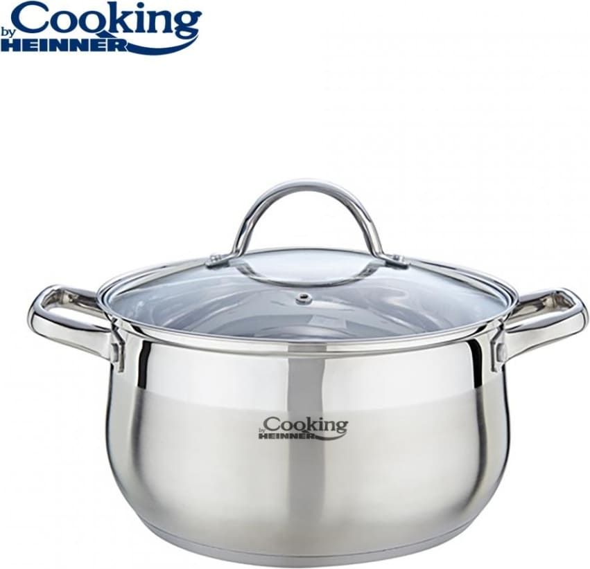 Puodas nerūdijančio plieno su teflono danga 6.1L 24x13.5cm HR-MSF-061 HEINNER Puodas nerūdijančio plieno su teflono danga 6.1L 24x13.5cm HR-MSF-061 HEINNER