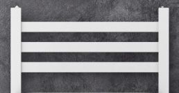 Rankšluosčių džiovintuvas Regnis Lox 53x119 cm, matinė balta (struktūrinė)