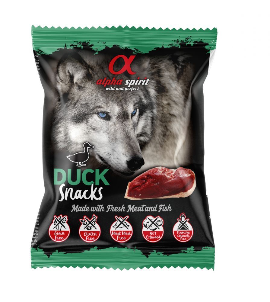 ALPHA SPIRIT SNACKS DOG skanėstai šunims su antiena 50g, A4008350