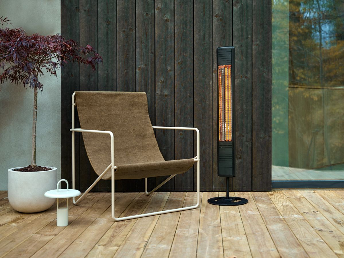 Infraraudonųjų spindulių šildytuvas Mill OH2000ULGPFLOOR 2000 W, Black, IP65