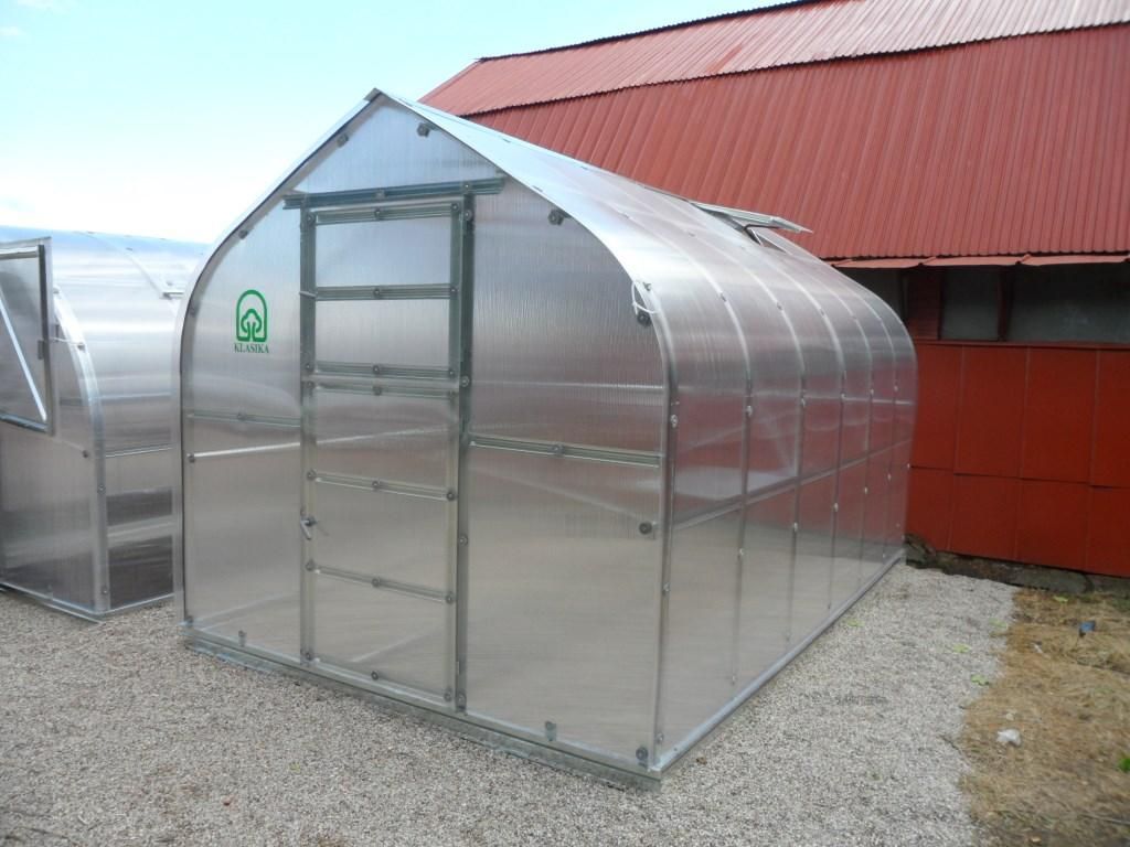 Šiltnamis STANDART KLASIKA 20m2 (plotis 2,5 m) 6 mm danga 8 m