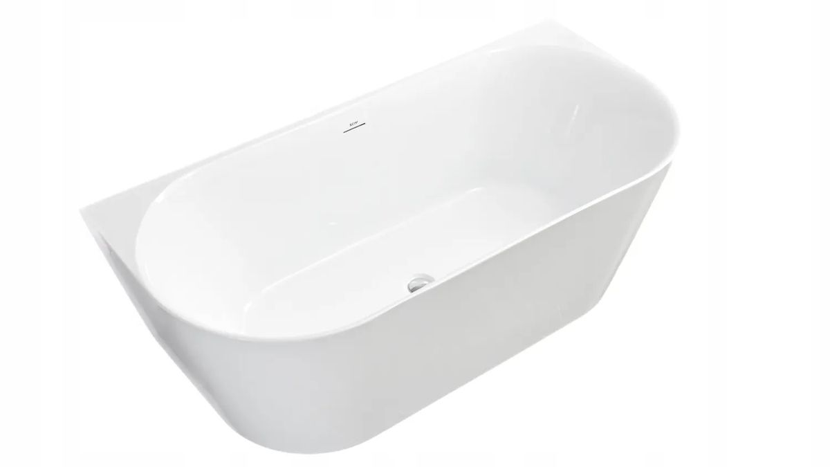 Vonia Braider RESTIA SLIM glaudžiama prie sienos 1600*750 mm balta su chromuotu sifonu Vonia Braider RESTIA SLIM glaudžiama prie sienos 1600*750 mm balta su chromuotu sifonu