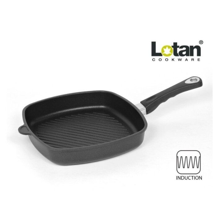 Keptuvė Lotan Premium indukcinė keturkampė grilinė 28 cm