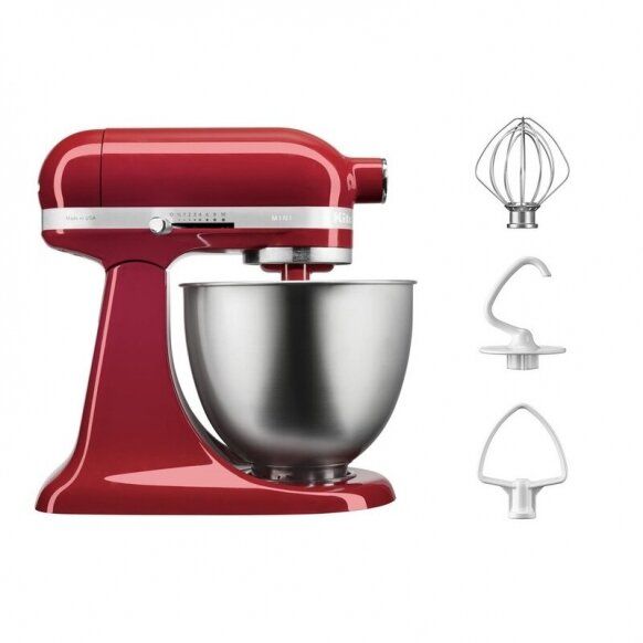 Virtuvinis kombainas KitchenAid Artisan 3,3 L raudona, 5KSM3311XECA