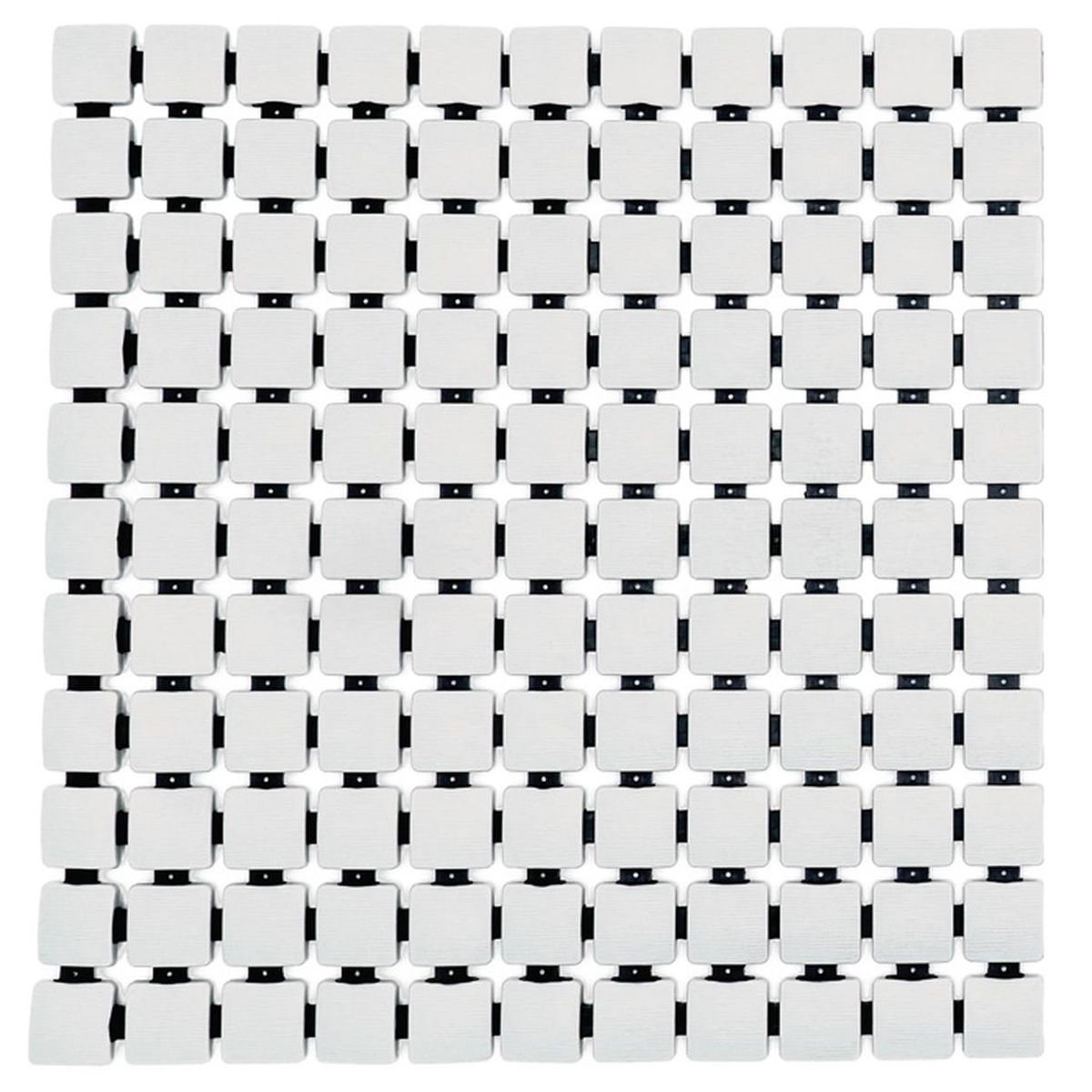 Neslystantis vonios kilimėlis Ridder Nevis baltas, 54x54cm, 6108201