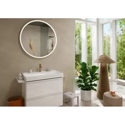 Maišytuvas praustuvui TECTURIS S 110 su dugno vožtuvu, brushed bronze, 73310140