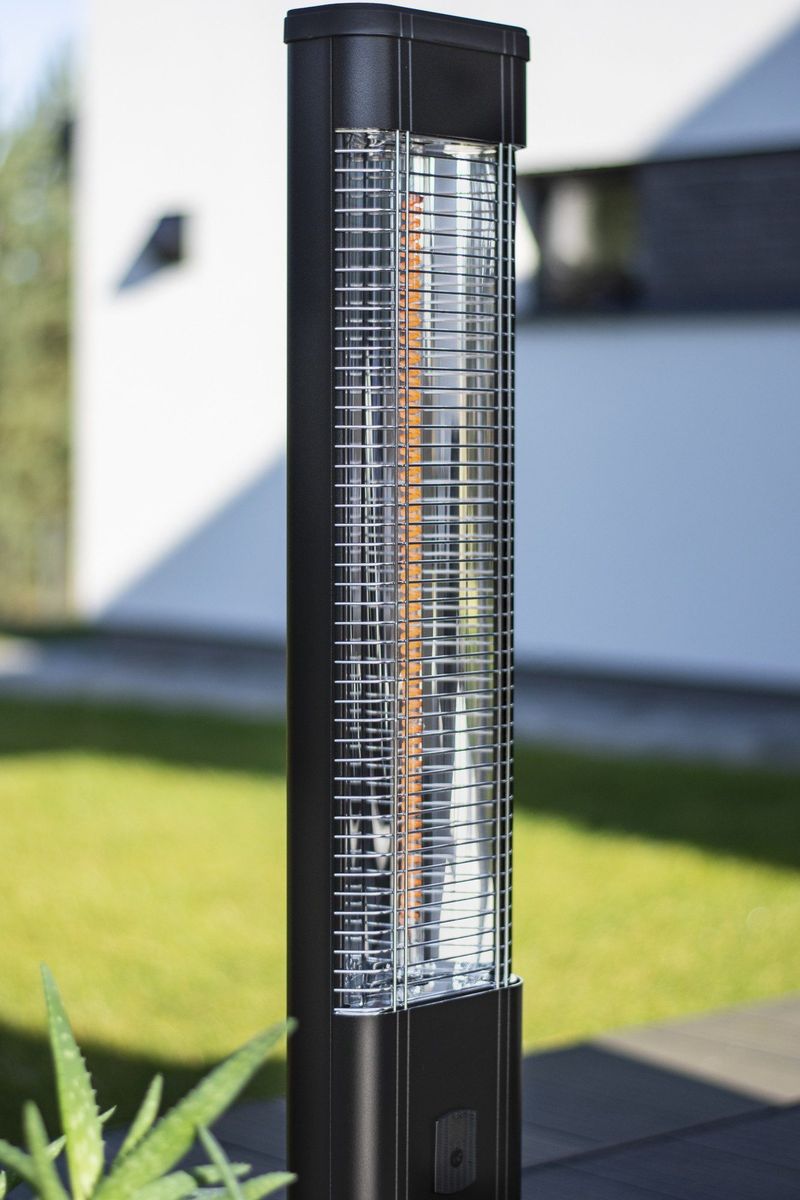 Infraraudonųjų spindulių šildytuvas “Joris” 2000W, juodas Infraraudonųjų spindulių šildytuvas “Joris” 2000W, juodas