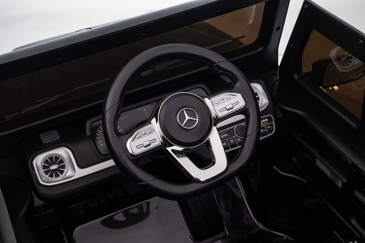 Vaikiškas elektromobilis "Mercedes G500" HATIS, juodas