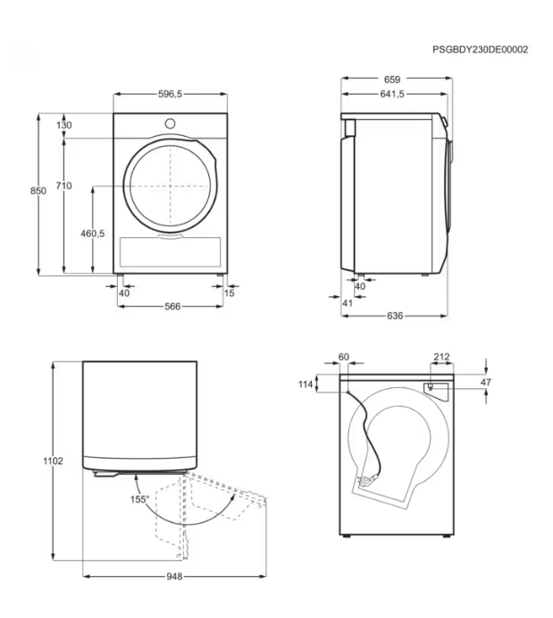Džiovyklė ELECTROLUX EW7D495UE Džiovyklė ELECTROLUX EW7D495UE
