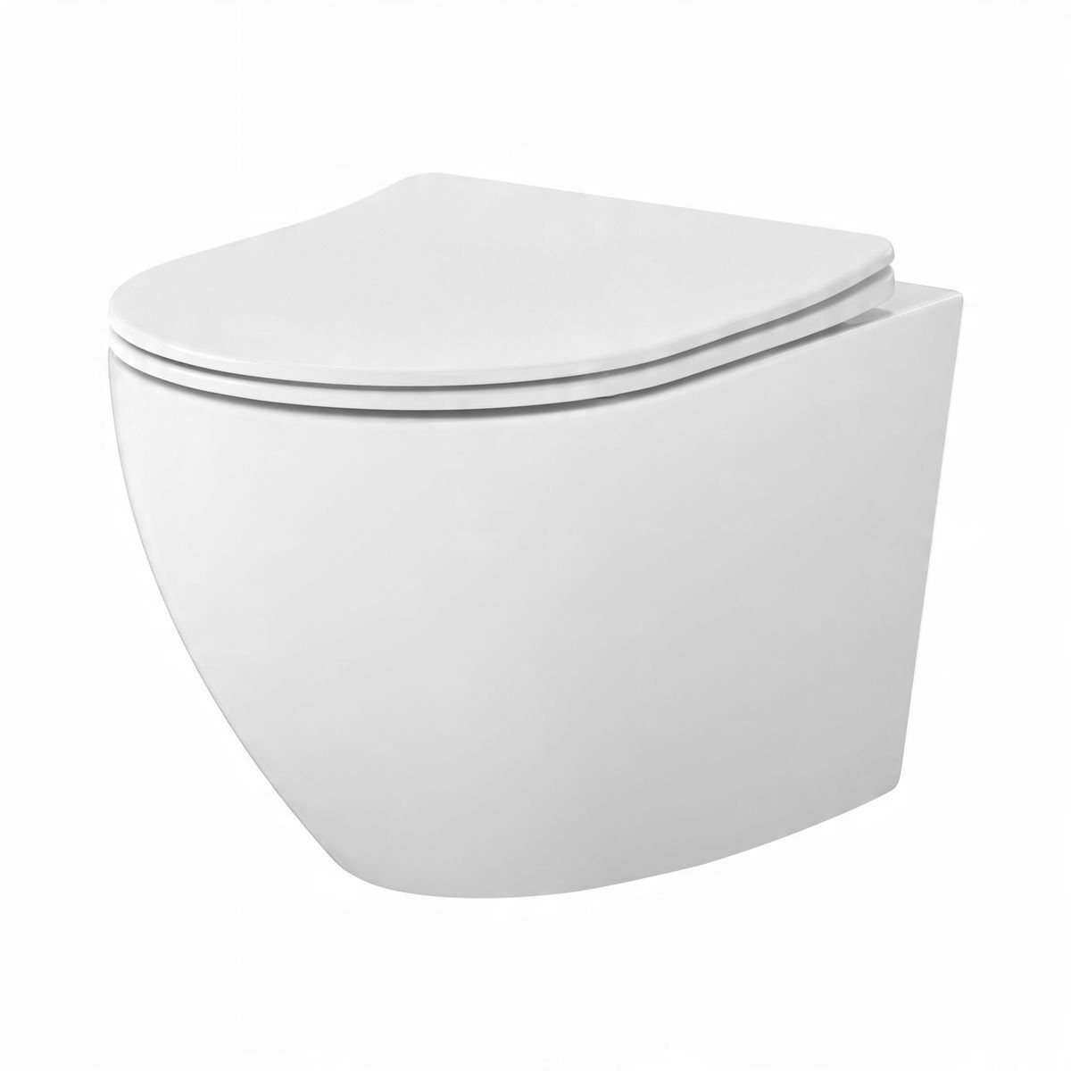 Komplektas: rėmas Laufen INEOLINK su balta plokštele ir unitazas CERSANIT DESSE Vortex